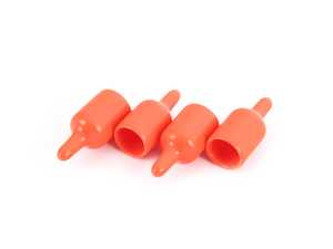 High-pressure fuel pump supply port caps