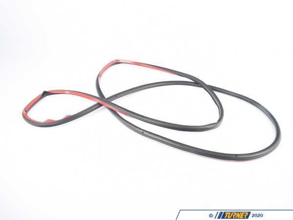 Genuine BMW Genuine BMW Door Weatherstrip Rear - 51227289638 - F15 51227289638