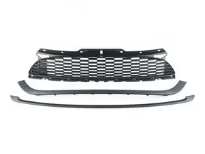 MINI R56 JCW Style Grille Set (Stock Bumper) - Black