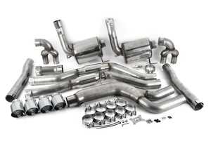 AWE Resonated Touring Edition Exhaust - Chrome Silver Tips