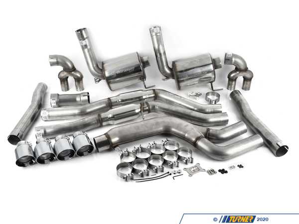 AWE AWE Resonated Touring Edition Exhaust - Chrome Silver Tips 3015-42150