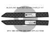 Goldenwrench Supply Co Blackline Rear Reflector Overlay Kit - G8X G8XRRK View 2