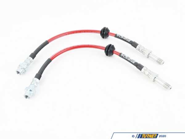 ECS Exact-Fit Stainless Steel Brake Lines - Rear
 008601LA01