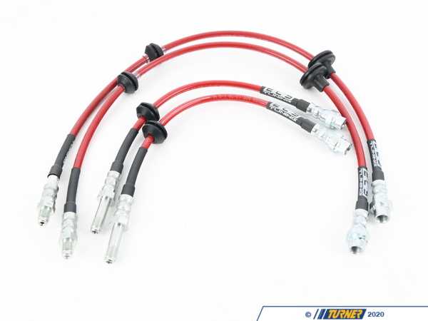 ECS Exact-Fit Stainless Steel Brake Lines - Complete Kit 008601LA09