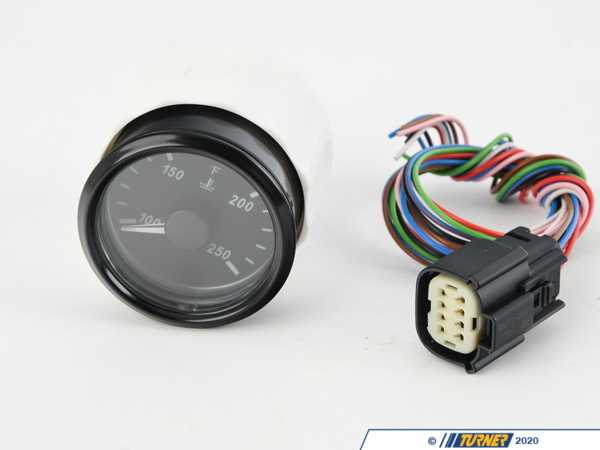VDO SingleViu 52mm 250F Water Temperature Gauge. 450-30 ohm sender required. Retail pack with harness - Priced Each  A2C3833340030