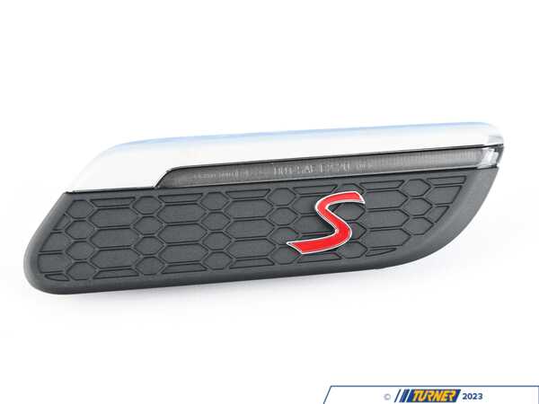 Genuine MINI S Side Turn Signal Newer Design - Left 63179879003