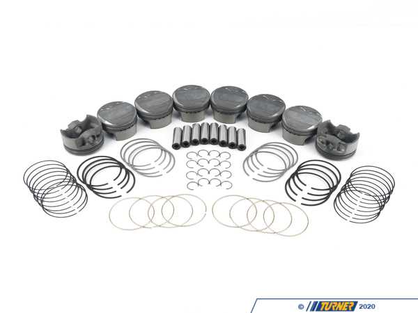 Mahle Motorsports BMW S65 4.0L MAHLE Forged Piston Kit 92mm 197843622