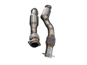 Active Autowerke BMW S58 F97/F98 X3M/X4M Downpipes w GESI CAT
