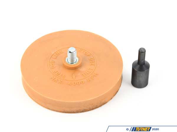 CTA Tools 3.5" Eraser Wheel With Arbor Adapter CTA1010