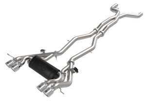 MACH Force-Xp 3 IN To 2-1/2 IN 304 Stainless Steel Cat-Back Exhaust System - Polished Tips - G8x M3/M4 