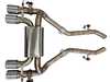 Active Autowerke Active Autowerke Axle-Back Exhaust With Stainless Brushed Tips - G8x - M3/M4 - S58 G8XAxLBckStBru View 2