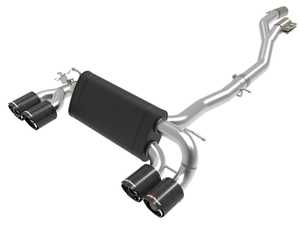 MACH Force-Xp 3 IN To 2-1/2 IN 304 Stainless Steel Cat-Back Exhaust System - F87 M2 Competition - Carbon