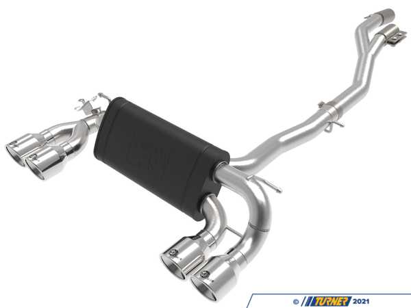 AFE MACH Force-Xp Stainless Steel Cat-Back Exhaust System - Polished, Black, Or Carbon Tips - F87 M2 Competition 49-36350