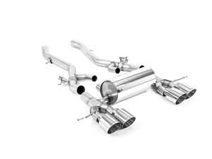 Milltek Sport Cat Back System with Valved Rear Silencer Bypass - Polished Tips G8x M3/M4