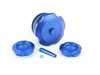 Vargas Turbo Technologies VTT N5X/S55/N2X Triple Billet Cap Kit - Blue - BMW N20/52/54/55 TRIPLECAPBLUE1 View 1