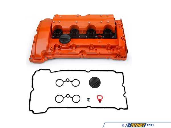 Bremmen Parts Upgraded Aluminum Valve Cover Kit - Orange Paint  11127646555M
