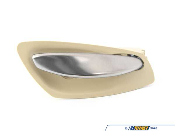Genuine BMW Genuine BMW Door Handle, Inside Left - 51416977513 - Titan Chrom Bge 51416977513