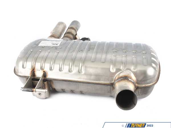 Genuine BMW Genuine BMW Rear Muffler With Exhaust Flap - 18307566934 - E90 18307566934