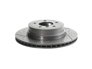 Brembo Rear UV Coated Slotted And Dimpled Rotors - Pair (324x22) E82 E88