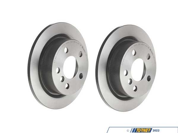 Brembo Rear Brake Rotors - Pair 10.19" (259x10) 08.C745.11 34216799383KT5