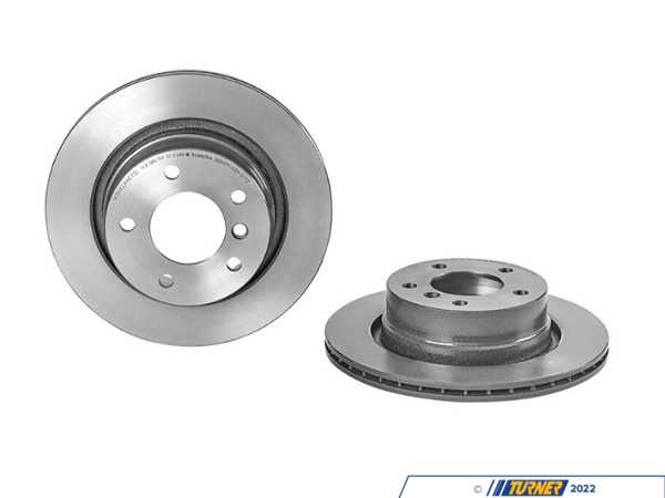 Brembo Brembo Premium UV Coated OE Rotor Set Rear 09.9869.81KT