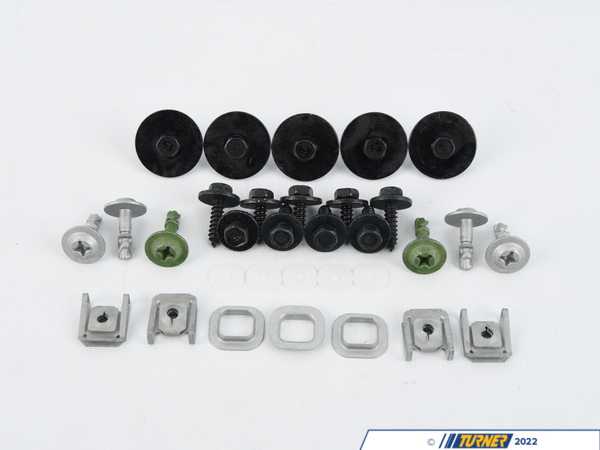 Genuine BMW SET OF MOUNTED PARTS, BUMPER 51112413988