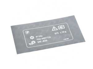 Genuine BMW Label, Coolant - 71239384993