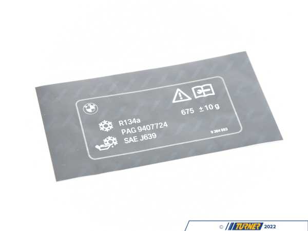 Genuine BMW Genuine BMW Label, Coolant - 71239384993 71239384993