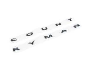 "COUNTRYMAN" Model Lettering For Countryman - Piano Black