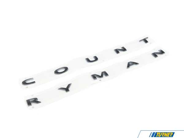 Genuine MINI "COUNTRYMAN" Model Lettering For Countryman - Piano Black 51149852046