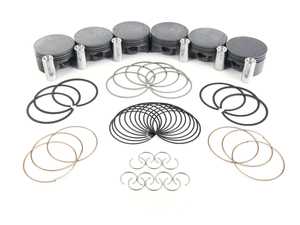 BMW M54 3.0l MAHLE Forged Piston Kit 84.127mm