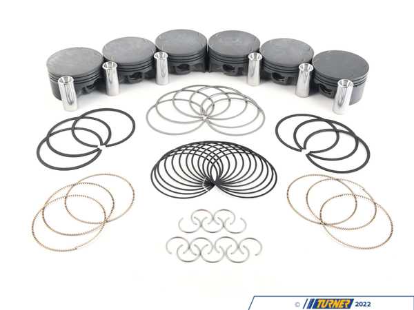 Mahle Motorsports BMW M54 3.0l MAHLE Forged Piston Kit 84.127mm 197843112