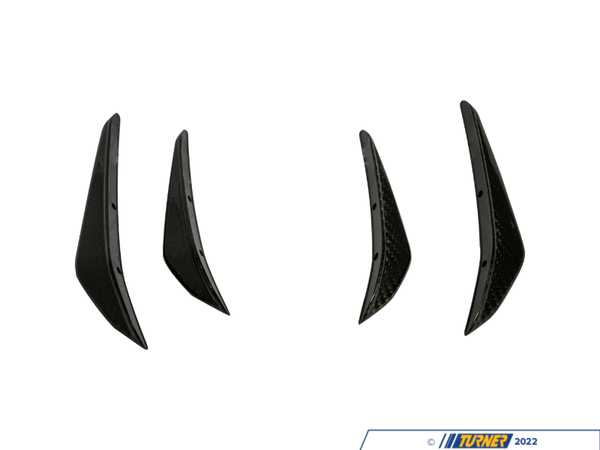 Suvneer Dry Carbon Fiber Front Bumper Canards - G80 M3/G82 M4 G8XCNRDS