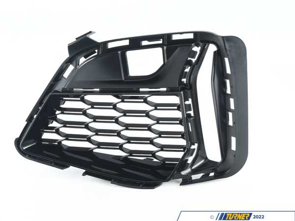 Genuine BMW GRILL, AIR INTAKE, OPEN, LEF 51118075649