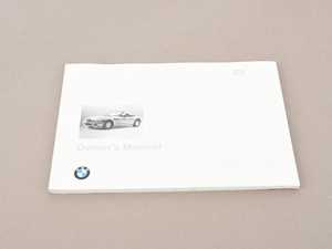 Genuine BMW Owner's Handbook Z3 E36/7 - 01419789477
