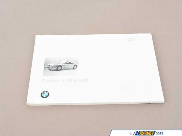 Genuine BMW Genuine BMW Owner's Handbook Z3 E36/7 - 01419789477 01419789477
