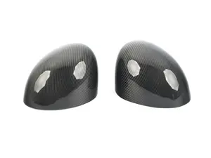 JCW Style Carbon Fiber Mirror Cap Covers - Set