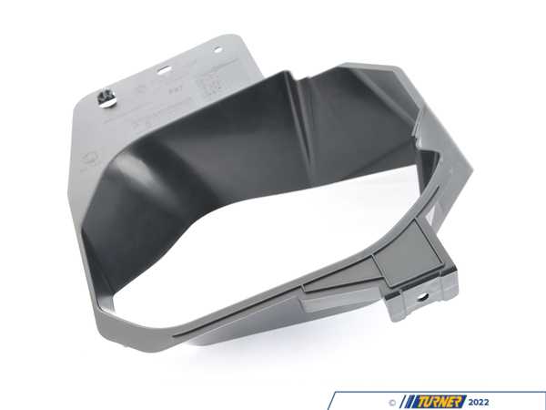 Genuine BMW AIR DUCT, EXTERIOR RADIATOR, 51748073525