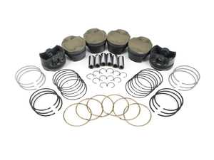 MAHLE PowerPak Piston Kit 87.25mm with Thermal Barrier Coating (TBC) - S54 - 3.2L