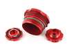Vargas Turbo Technologies VTT N5X/S55/N2X Triple Billet Cap Kit - Red - BMW N20/52/54/55 TRIPLECAPRED1 View 4