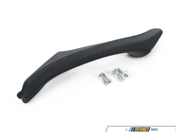 Genuine BMW Genuine BMW Interior Handle, Leather Right Schwarz - 51418047934 - F10 51418047934