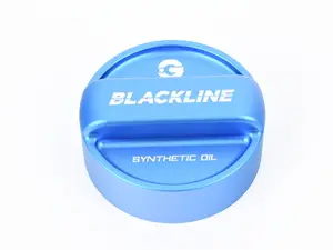 Blackline Performance Oil Cap Cover - Blue - BMW M