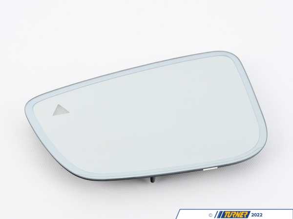 Genuine BMW MIRROR GLAS HEATED PLANE LEFT 51165A07B75