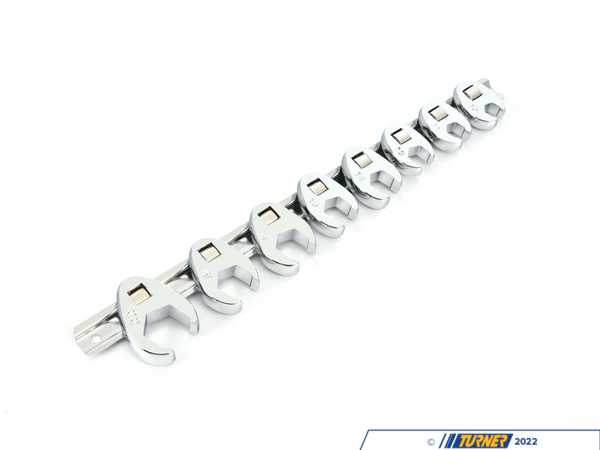 Performance Tool 8pc Mtric Crow Foot Wrench Set W352