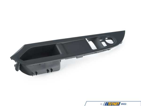 Genuine BMW Genuine BMW Switch Cover, Driver Schwarz - 51417258393 - F13 51417258393