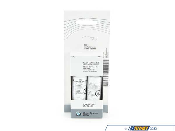 Genuine BMW Manhattan Green Metallic Touch Up Paint Stick - C3D 51915A29811
