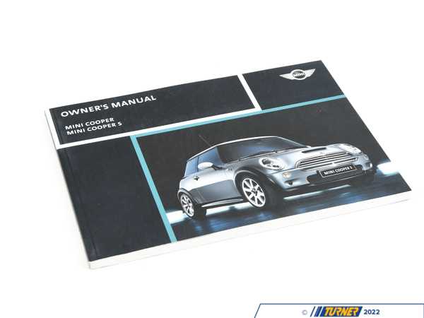 Genuine MINI Genuine MINI Owner's Handbook R50, R53 - 01410156724 01410156724