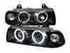 Spec-D Tuning BMW E36 LED Halo Projector Headlight Set - Matte Black LHPE3621PCJMTM View 1