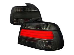 Spec-D LED Tail Lights - Chrome Housing/Smoke Lens - E39 Sedan (2001-2003)