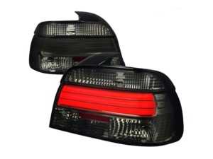 Spec-D LED Tail Lights - Chrome Housing/Smoke Lens - E39 Sedan (1997-2000)